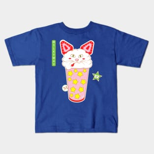 Japanese milkshake cat Kids T-Shirt